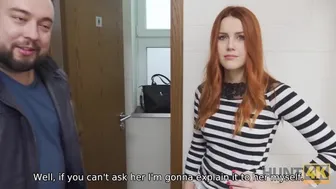 I bought this petite redhead bride and fucked her hard on our wedding day