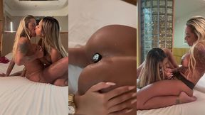 milf e ninfeta maite hedone e yasmin avila fazendo uma sacanagem muito gostosa, usando brinquedinhos.
