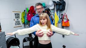 ”Titty chick caught & banged with  sex toys”