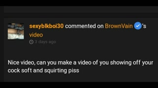 Requests of showing off soft cock and squirting piss came with a bonus