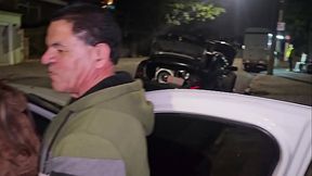 She gave her ass away in the middle of the street with everyone watching  This hottie went to the public square, full of lust, and played around with the guys before giving them a delicious anal session