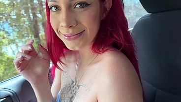 On Vacation with Latina redhead