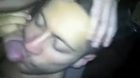 Homemade sucker eats cocks and licks shoe