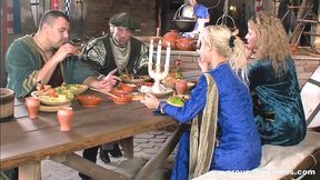 Groupsexgames at Antonio's Restaurant - Old vs Young Sucks and Creampies