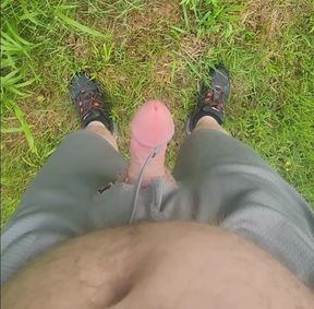 Enjoying Time at the Park in My Holy Shorts.