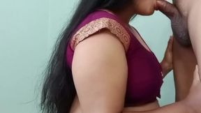 Indian Big Boobs Bhabhi Teaching Her Devar How to Fuck