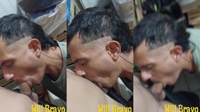 novinho com tesao na piroca me botou pra mamar no estoque do trabalho