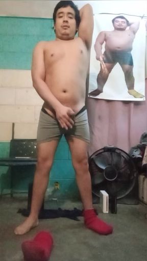 Jesus in boxer pulling his penis chapter 10