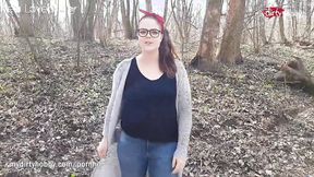 ”Lea Loves Getting Wood In The Woods”