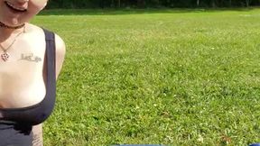 Masturbating at the park