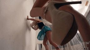 Ella Noir and Abi First Time Heel Trampling - POV 4K