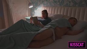 Stepmom Shares Bed with Son for a Steamy Surprise Encounter - Kisscat's Passionate Adventure!