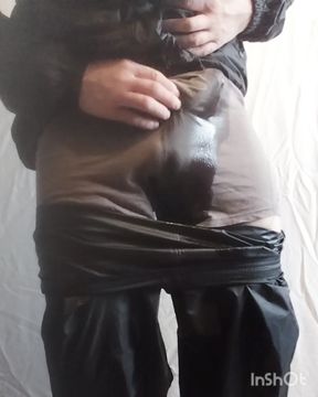 I wet my shorts and I'm hard