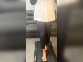 Walking Showing Hawt Naked Feet