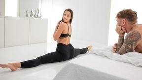 ”Liam watches Betzz's yoga, then fucks her hard.”