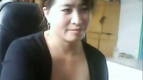 Asian Milf Gets Caught Masturbating