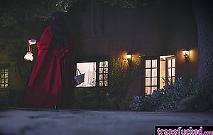 Naughty big cock shemale witch Chanel Santini fucks MILF Kleio Valentien