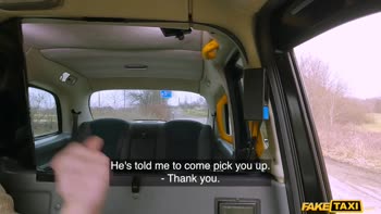 Blonde Sister's Wild Ride in Fake Taxi