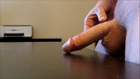 Hot guy jacking off and cumming, solo, big dick and cumshot