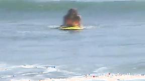 ”Little April Playing in the Beach”