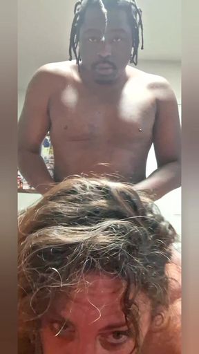 Submissive BBW MILF slut, kittenbritches, is a 3 hole fuck toy for BBC