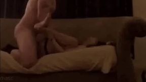 Amateur Bareback: White Daddy Breeds Asian Boy