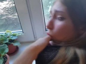 Rough Sex with the Neighbor: BDSM Fantasy with a Teen Babe