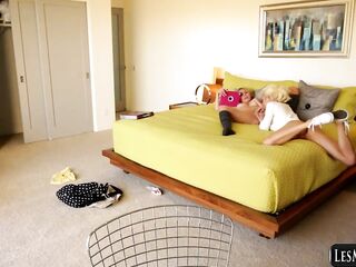 Lesbo Cunt Licking Between Delicious Blond College Chicks Point of View Scenes Collection