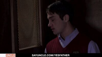 Father Landon Fucks A Horny Twink