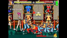 Mugen Claims Rainbow Mika in Wild Hentai gangbang fantasy scene