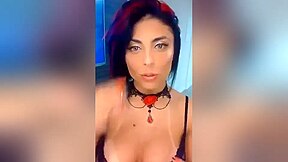 Ana Lopes Dancing In Black Lingerie