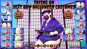Trying On Sexy BBW Halloween Costumes With GodMina The Great 1920x1080 WMV