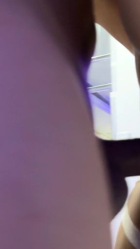 Bridal Couple, A Motel Room, The Low Lights, She Moving Sensually On The Tube Just For Him! How will it end?   Clip 1