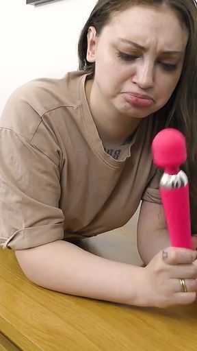 Rita Lolly uses her favorite vibrator to get off today