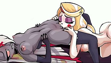 Charlie x Vaggie Anima&ccedil_&atilde_o porno ia lesbicas se pegando