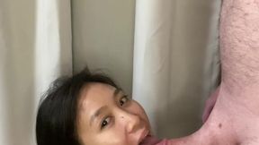 Spitting on her face and fucking her throat hard