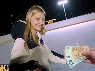 VIP4K. Funky City got caught at a public skating rink and got banged