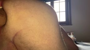 Grandpa Fucks His Brown Dildo and He Enjoys It