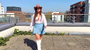 Ava Kayley in: Captured Cowgirl, No Ride Just Restraints (4k + Bts)