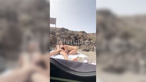 SEXY DUO GET NAKED AND BANG BEACHSIDE