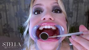 Teeth Fetish Extreme Close-up Dental Examination