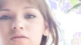 Beauty slender barely legal dig solo cunt play