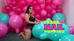 Gabriella Balloon Tease – Hugs, Kisses, and Nail Pops