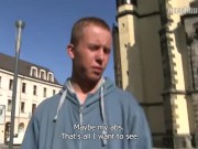 CZECH HUNTER 381 -  Dude Running Late But Finds Time To Take A Raw Cock Up His Ass