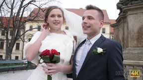 Attractive Czech bride spends first night with rich stranger