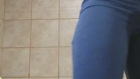 Oops, I peed my blue jeans.