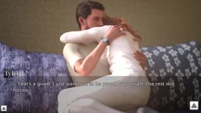 Alone in the Room, the Stepmother Playfully Made the Photographer Break a Sweat on the Bed