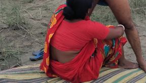 Dinajpuri Best Desi Bengali Boudi in Red Saree Fucked at Outdoor Fucked My Bengali Boudi Very Hot - Most Perfect Bengali Boudi