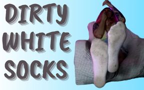 Lady Angela Dirty White Knee Socks Fetish Tattooed Goddess
