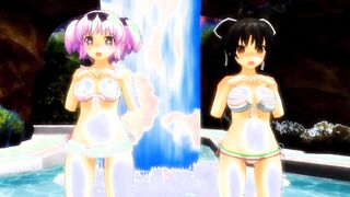 【MMD】Bikini Hibari & Bikini Asuka - Bikini Dance of the Tail【1080p】【R-18】